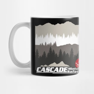 Cascade Motorcycle Safety Logo Tee Mug